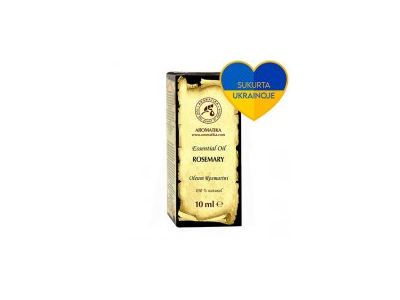 Eterinis rozmarinų aliejus AROMATIKA, 10 ml