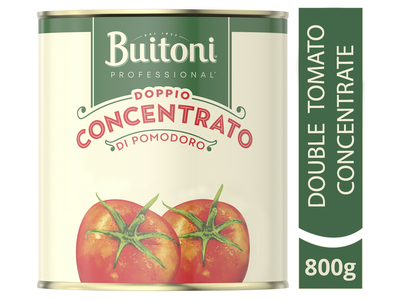Pomidorų pasta BUITONI, dvigubo koncentrato 28-30%, 800 g