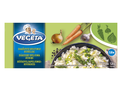 Daržovių sultinys VEGETA, 12 x 10 g, 120 g