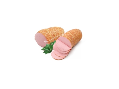 Virta Krekenavos dešra su natūraliu apvalkalu, vakuume, pjauta pusiau, a.r.,~1,2 kg