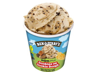 Veganiški ledai BEN & JERRY'S COOKIES ON COOKIE DOUGH, 465ml