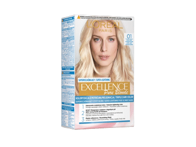 Plaukų dažai L'OREAL EXCELLENCE CREME, Nr. 01, 1 vnt.