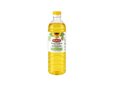 Ekologiškas saulėgrąžų aliejus VILNIUS, 500 ml