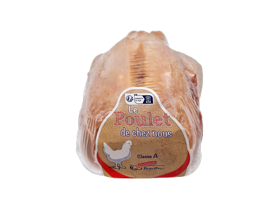 Šaldytas kukurūzinis viščiukas, 1,25-1,35 kg, Prancūzija