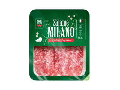 Itališkas MILANO saliamis WELL DONE, pjaustytas, a. r., 100 g