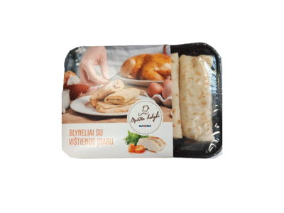 Blyneliai su vištienos įdaru, 400 g