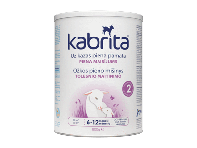 Ožkų pieno mišinys KABRITA 2, nuo 6 mėn., 800 g
