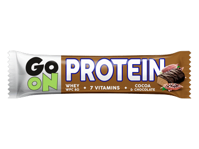 Kakavinis baltyminis batonėlis GO ON PROTEIN, 50 g