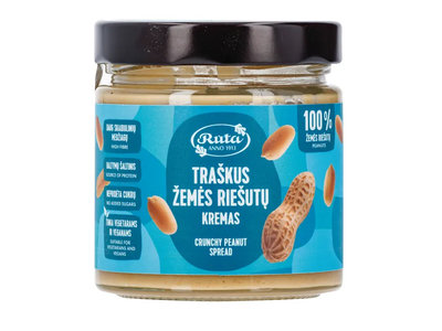 Traškus žemės riešutų kremas RŪTA, 320 g