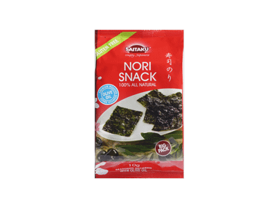 Jūrų dumblių užkandis SAITAKU NORI, 10 g