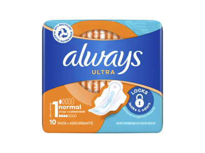 Higieniniai paketai ALWAYS Ultra Normal, S1, 10 vnt.