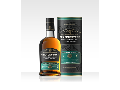 Viskis GRANGESTONE Rum Cask,single m.40%, 0,7 l