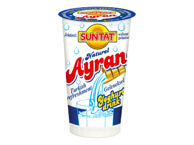 Turkiško jogurto gaivusis gėrimas SUNTAT AYRAN, 250ml (M)