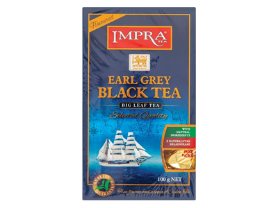Juodoji Ceilono arbata IMPRA EARL GREY, 100 g