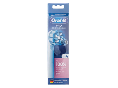 Elektrinio dantų šepetėlio galvutės ORAL-B Sensitive Clean Pro, 4 vnt.