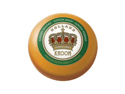 Puskietis sūris GOUDA KROON, 50 % rieb. s. m., 1 kg