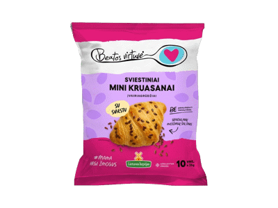 Sviestiniai mini kruasanai BEATOS VIRTUVĖ įvairiagrūd., 350g