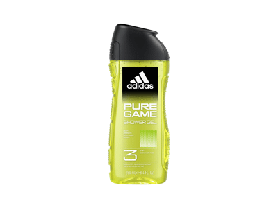 Vyriška dušo želė ADIDAS PURE GAME, 250 ml