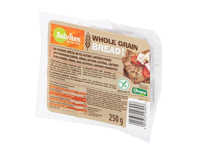 Balta duona BALVITEN be glitimo, 250 g