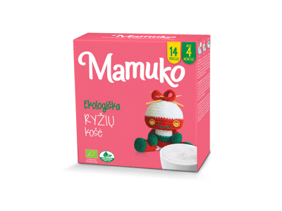 MAMUKO ekologiškos ryžių kruopytės (nuo 4 mėn.), 240 g