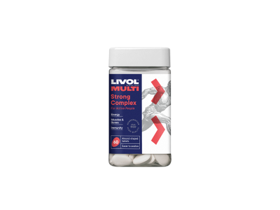 LIVOL MULTI Strong kompleksas, 60 tablečių
