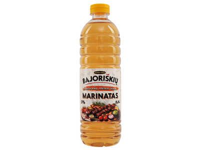 Marinatas BAJORIŠKIŲ, 3%, 0.5 l, PET