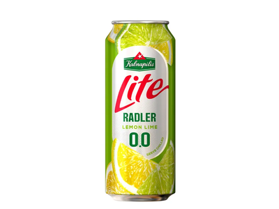 Nealkoholinis alus KALNAPILIS LITE LEMON-LIME, 500 ml