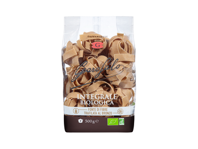 Ekologiški kietagrūdžiai makaronai GAROFALO, Pappardelle, pilno grūdo, 500 g, LT-EKO-001
