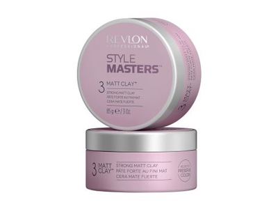 REVLON STYLE MASTERS 3 MATT CLAY plaukų molis, 85 g