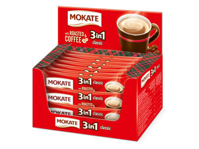 Tirpiosios kavos gėrimas MOKATE 3in1 Classic, dėžutėje, 24 x 17g