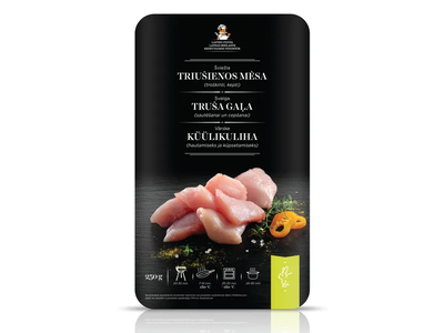 Švž. triušienos mėsa trošk. LAPINO PUOTA,250g