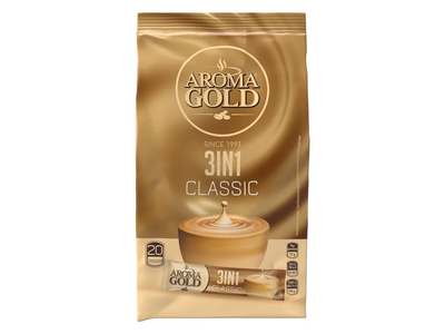 Kavos gėrimas AROMA GOLD XXL 3IN1, 340 g