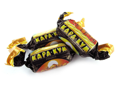 Šokoladiniai saldainiai ROSHEN, KARA-KUM, glaistyti, 1 kg
