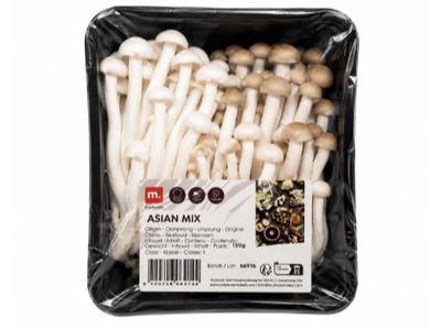 Azijietiškų grybų mišinys, 400g