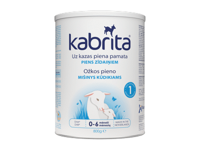 Ožkų pieno mišinys KABRITA 1, nuo gimimo, 800 g