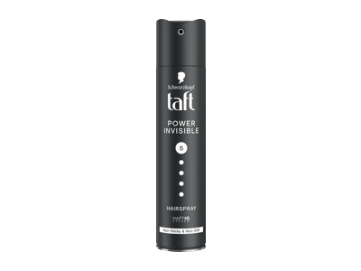 Plaukų lakas TAFT INVISIBLE HOLD, 250 ml