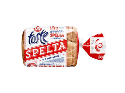 Speltų sumuštinių duona TOSTE, 360 g