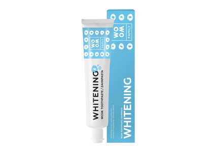 Dantų pasta WOOM FAMILY WHITENING, 75 ml