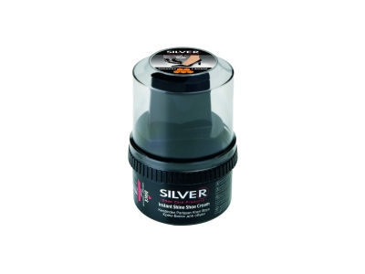 Batų tepalas SILVER, su lanolinu, juodas,  60 ml