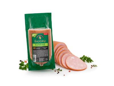 Virta rūkyta BAJORŲ kumpinė dešra vakuume, a. r., 400 g