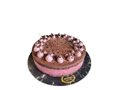 Šaldytas tortas su mėlynėmis ir šokoladu, pjaustytas (16x150g), 2,4 kg