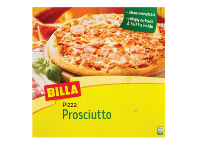 Šaldyta Prosciutto pica kepta krosnyje BILLA, 330 g
