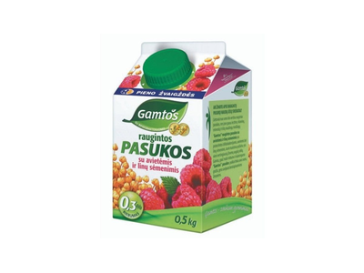 Raug.pasukos GAMTOS 0,3% rieb. su aviet. ir sėmen., 500 g