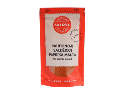 Raudonos saldžiosios paprikos SALDVA, 25 g