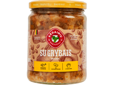 Sriuba KĖDAINIŲ, su grybais, 480 g