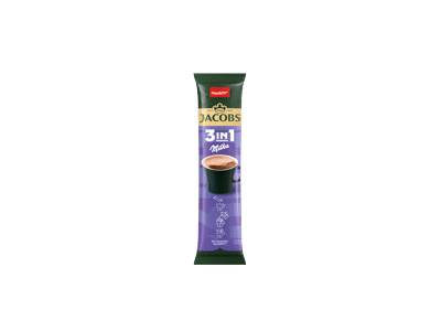 Tirpios kavos gėrimas JACOBS 3IN1 MILKA, 12.4 g