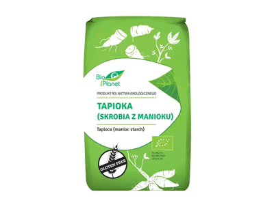 Ekologiškas tapijokos krakmolas BIO PLANET be glitimo, 400 g