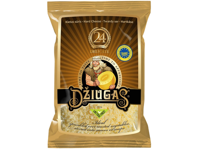 Kiet. sūris DŽIUGAS 24 mėn. DELICATE, 40g