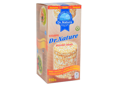 Grikių trapučiai DR.NATURE, 110 g