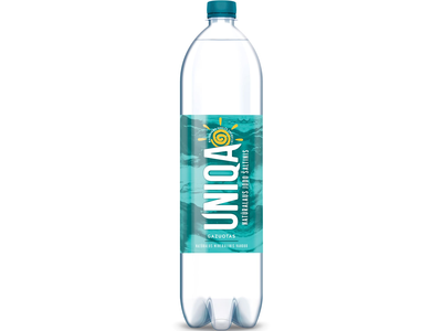Gazuotas natūralus mineralinis vanduo UNIQA, 1.5 l